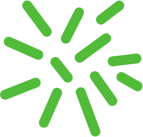 Icon Green Starburst